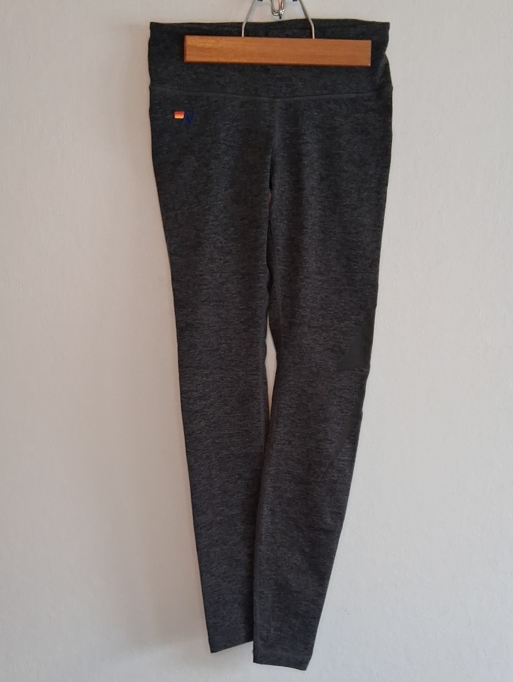 Aviator Nation Gray Marbled Leggings